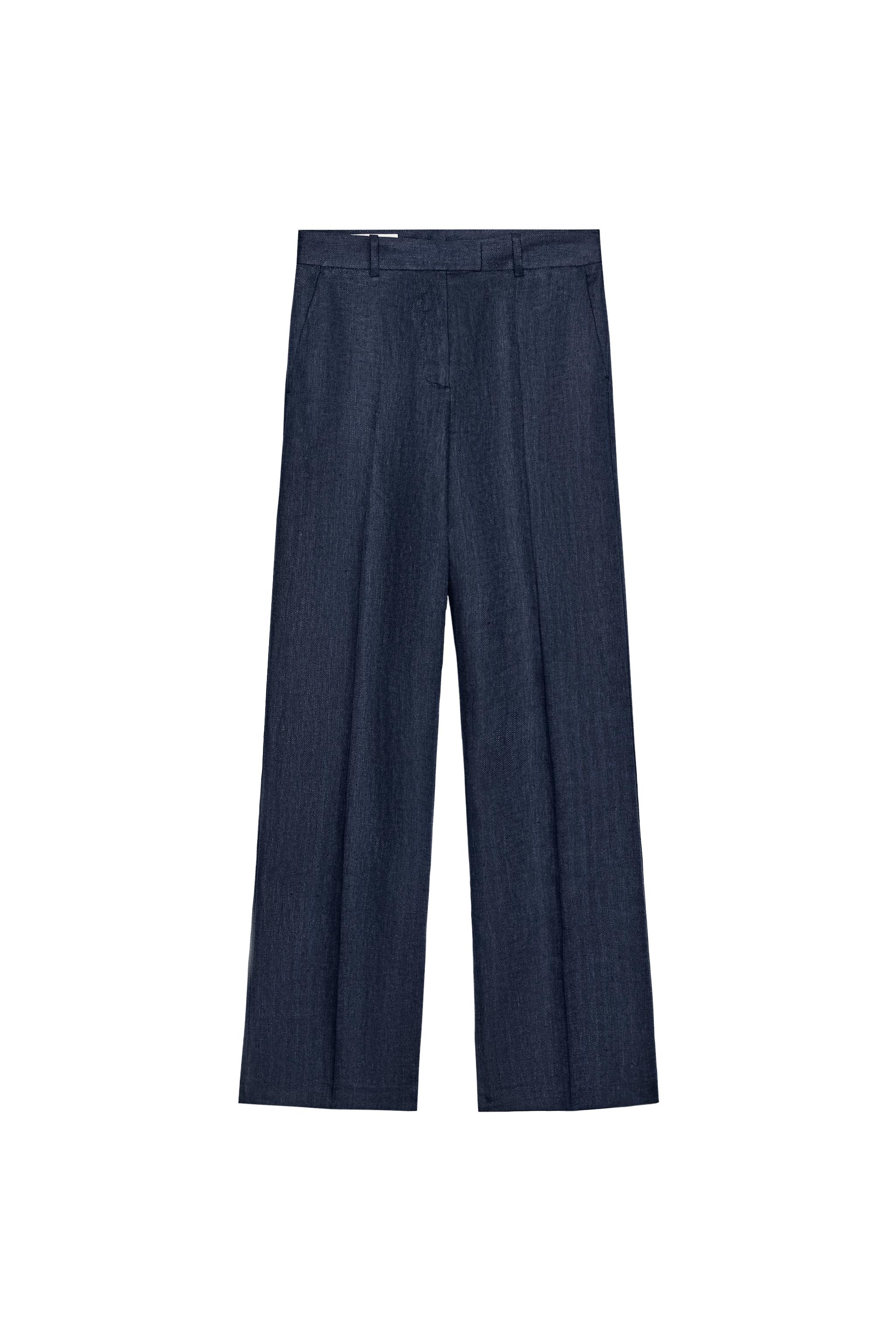 PANTALON CHEVRON 100% LIN